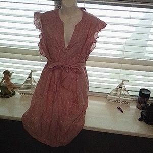 Old navy red and white striped dress